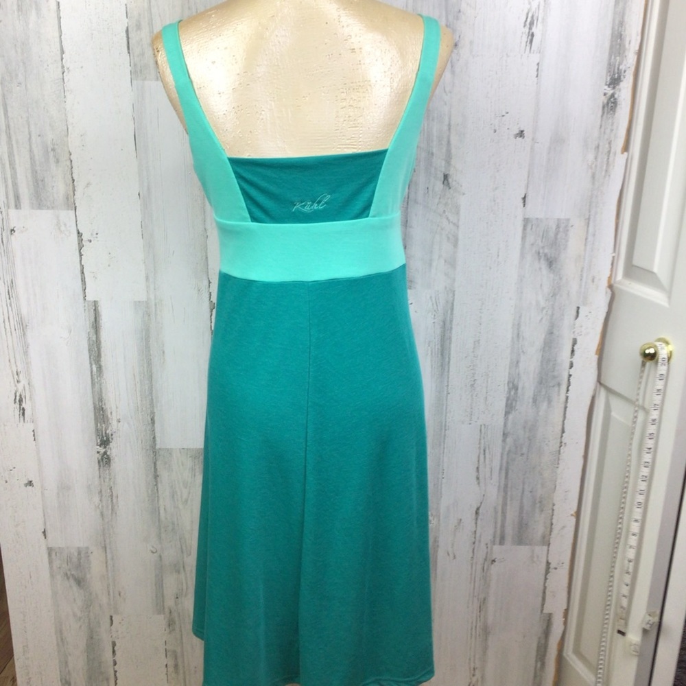 Kuhl Aerosoft outdoor athletic Dress Sleeveless Lightweight soft aqua green S. - Picture 2 of 8